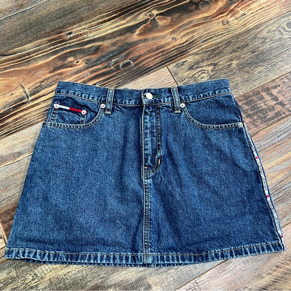 Y2K Vintage Tommy Hilfiger Denim Skirt Size 9